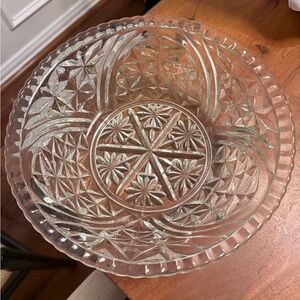 Anchor Hocking Intricate Patterned Glass Bowl